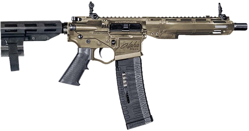 Picture of ATI Alpha Maxx 300 Blackout 60+1 7.50" Black Threaded Barrel, Polymer M-LOK Handguard, Flat Dark Earth Picatinny Rail Receiver ATIGAX3007MLCFDE