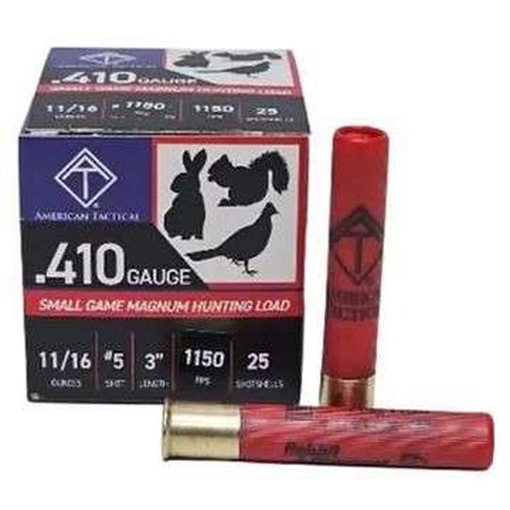 Picture of ATI ATI Hunting Shotgun Ammo 410 ga. 5 Shot 11/16 Oz. 25 rds ATIAC41035
