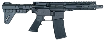 Picture of ATI MilSport 300 Blackout 30+1 8.50" Black Nitride Threaded Barrel, 7" M-LOK Handguard, Matte Black Polymer Picatinny Rail Receiver, Black Polymer Grip ATIG15MS300ML7B