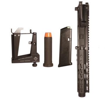 Picture of ATI MS 9MM CONVERSION KIT W/ COMPLETE 5.5" UPPER 7" KM RAIL BUFFER 1-10RD ETS MAG ATICKT9P10