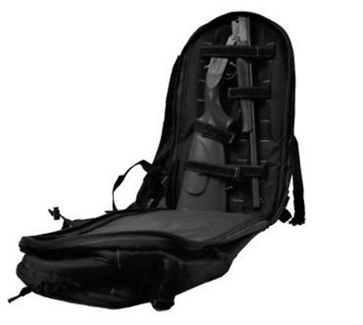 Picture of ATI NOMAD SGS 12GA SINGLE SHOT SHOTGUN 18" BBL 3" CHAMBER BLACK RUKX GEAR SURVIVOR BACKPACK ATIG12NMDSURB