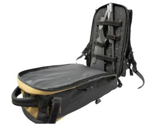 Picture of ATI NOMAD SGS 410GA SINGLE SHOT SHOTGUN 18" BBL 3" CHAMBER TAN RUKX GEAR SURVIVOR BACKPACK ATIG410NMDSURT
