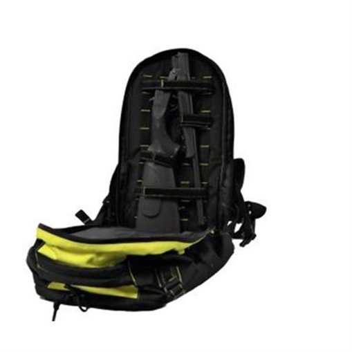 Picture of ATI NOMAD SGS 410GA SINGLE SHOT SHOTGUN 18" BBL 3" CHAMBER YELLOW RUKX GEAR SURVIVOR BACKPACK ATIG410NMDSURY