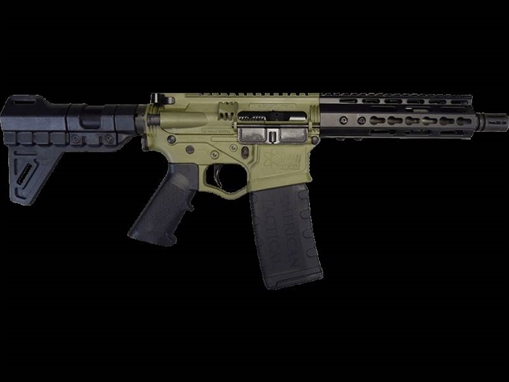 Picture of ATI OMNI HYBRID MAXX BFG HGA 5.56 7.5" BBL 7" KM RAIL PIC GAS BLK 30RD POLY LPK BREACH BRACE ATIGOMX556P4BBFG