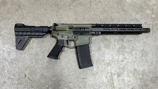Picture of ATI OMNI HYBRID MAXX HGA 300BLK 10.5IN BBL 10IN RAIL BFG W/ BREACH BRACE ATIGOMX300-10MP4BBFG