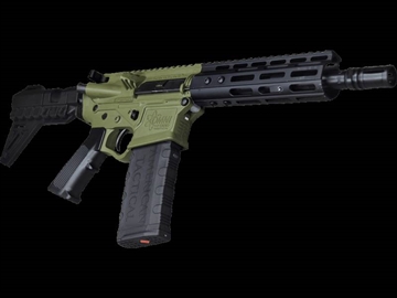 Picture of ATI OMNI HYBRID MAXX HGA 300BLK 8.5" 1:8 BBL 7" MLOK NANO KIT BREACH BRACE 30RD BATTLEFIELD GREEN ATIGOMX300MP4BBFG