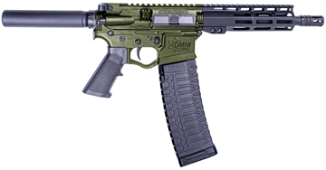 Picture of ATI OMNI HYBRID MAXX HGA 5.56X45MM 7.5" 1:7 BBL 7" MLOK NANO KIT 60RD BATTLEFIELD GREEN ATIGOMX556MP460BFG