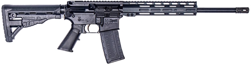 Picture of ATI MilSport 5.56x45mm 30+1 16" Black Threaded Barrel, Matte Black Picatinny Rail Receiver, 10" M-LOK Handguard, Black 6 Position Rogers Super-Stoc, Black Polymer Grip ATIG15MS556ML10