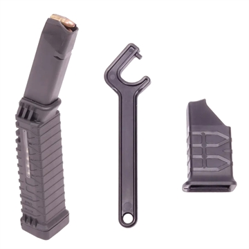 Picture of AMERICAN TACTICAL IMPORTS SCHMEISSER S-50 9MM 50 RD GLOCK STYLE MAGAZINE W/ WINDOW MLE ATIM9MMS50WMLE ATIM9MMS50WMLE