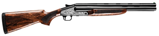 Picture of ATI Triple Barrel Shotgun 12ga 3.5" Chamber 3rd Capacity 18" Barrel Black Receiver Wood Stock ATIGKOF123B18