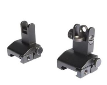 Picture of ATI TACTICAL FLIP UP FRONT & REAR BACK UP SIGHT T6-6061 ALUMINUM ATISIGHTSETTF