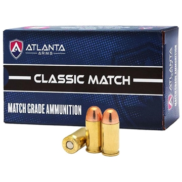 Picture of Atlanta Arms Classic Match Grade Ammo .380 ACP 100gr FMJ 800 fps 50/ct CM380100F