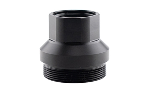 Picture of Rearden Atlas XL Thread Adapter, Compatible with All Rearden Muzzle Devices, For Suppressors with Inside Diameter Threading Bravo 1.375-24, XL Gives Extra Clearance for Two Port Brakes (DPB), Nitride Finish, Black 10037