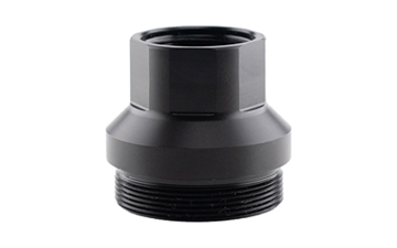 Picture of Rearden Atlas XL Thread Adapter, Compatible with All Rearden Muzzle Devices, For Suppressors with Inside Diameter Threading Bravo 1.375-24, XL Gives Extra Clearance for Two Port Brakes (DPB), Nitride Finish, Black 10037