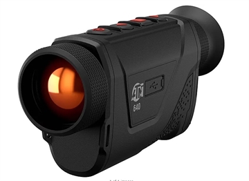 Picture of ATN Corp BlazeHunter Pro 635, Thermal Monocular, 2.5-20X Magnification, 35mm Objective, 640x512 Sensor, Matte Finish, Black, Includes Battery, Charger, and Pouch TIMNBLH635