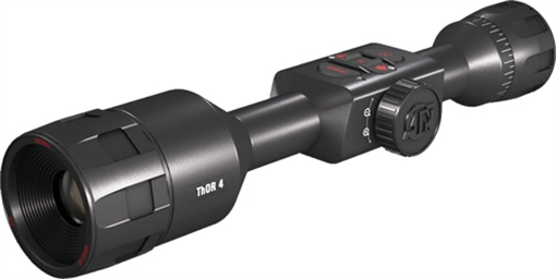 Picture of ATN Thor 4 640 Thermal Rifle Scope Black Anodized 1.5-15x Multi Reticle 640x480 Resolution Features Rangefinder TIWST4642A