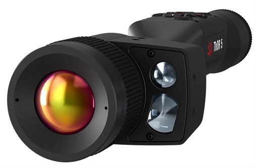 Picture of ATN Corp THOR 5 LRF, Thermal Rifle Scope, 5-20X35MM, 30MM Main Tube, 320x240 Sensor Resolution, Multiple Reticles, Matte Finish, Black, Integrated Laser Range Finder TIWST5335LRF
