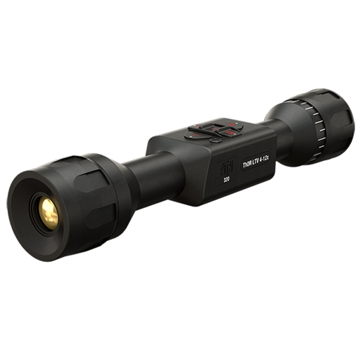 Picture of ATN Corp THOR LTV, Thermal Rifle Scope, 4-12X Magnification, 320x240px Resolution, Multiple Reticles, 25MM Objective, 30MM Main Tube, Matte Finish, Black TIWSTLTV325X