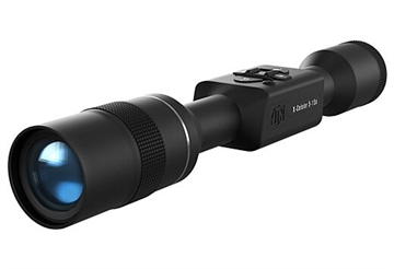 Picture of ATN Corp X-Celsior, Night/Day Rifle Scope, 5-15X Magnification, 15mm Objective, Multiple Reticle, 30mm Main Tube, Matte Finish, Black, Includes Battery Charger, Scope Rings, and Infrared Illuminator DGWSXC515NV