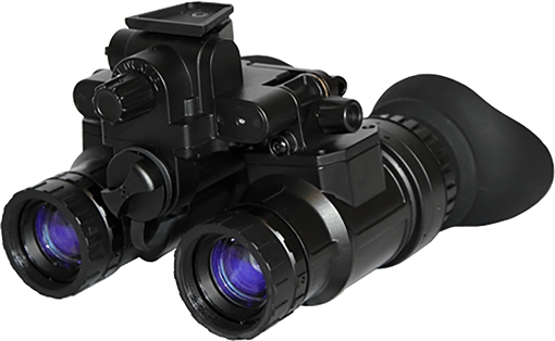 Picture of ATN PS31-3HFW BNVD-51 Night Vision Goggles Matte Black 1x 18mm Generation 3 Auto-Gated White Phosphor High FOM 2200+ Resolution NVGOPS3143HFW