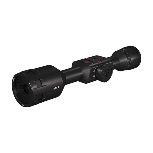 Picture of ATN Thor 4 384 Thermal Rifle Scope Black Anodized 4.5-18x Multi Reticle 384x288, 60Hz Resolution Features Rangefinder TIWST4384A