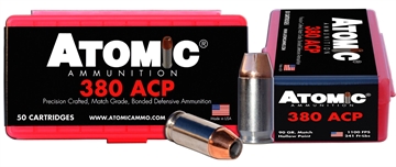 Picture of Atomic Ammunition Pistol Precision Craft 380ACP 90gr Hollow Point 50 Per Box/10 Case 00414