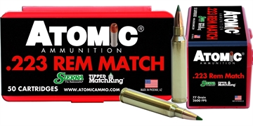 Picture of Atomic Ammunition Rifle Match 223Rem 77gr Tipped MatchKing 50 Per Box/10 Case 00452