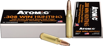 Picture of ATOMIC AMMUNITION 308 WIN 260GR RN SP 20RD 10BX/CS 00481