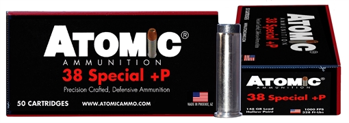 Picture of Atomic Ammunition Pistol Precision Craft 38Special +P 148gr Lead Hollow Point 50 Per Box/10 Case 00 419