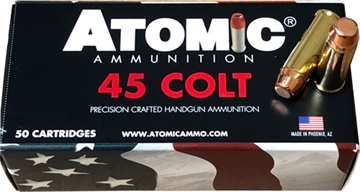 Picture of ATOMIC AMMUNITION 45 LC 250GR COPPER RNFP 50RD 10BX/CS 04881