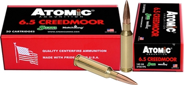 Picture of Atomic Ammunition Rifle Match 6.5Creedmoor 142gr Hollow Point Match 20 Per Box/10 Case 00404