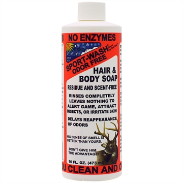 Show details for Atsko Atsko Sport Wash Hair/Body Soap 16 oz. 1345B Picture of Atsko Atsko Sport Wash Hair/Body Soap 16 oz. 1345B