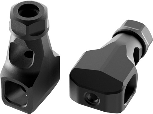 Picture of AUDERE HAMMERHEAD MUZZLE BRAKE .338 CAL 3/4"-24 MATTE BLACK HH0004