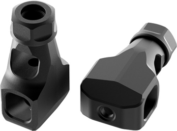 Picture of AUDERE HAMMERHEAD MUZZLE BRAKE .338 CAL 3/4"-24 MATTE BLACK HH0004