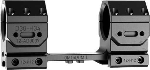 Picture of AUDERE SCOPE MOUNT ADVERSUS 30MM MED BLACK AD0007A