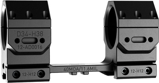 Picture of AUDERE SCOPE MOUNT ADVERSUS 34MM HIGH 40MOA BLACK AD0016A