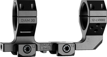 Picture of AUDERE SCOPE MOUNT LEVITAS CANTILEVER 30MM 20MOA LV0002A