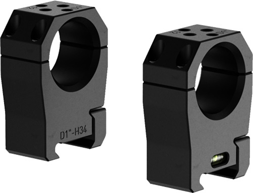 Picture of AUDERE SCOPE RINGS PSR 1" MED BLACK PR0003