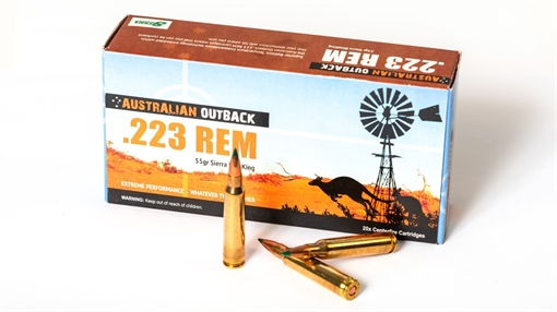 Picture of Australian Outback 223 Rem 55 Grain Sierra Blitzking 20 Round Box OB223SBK-20