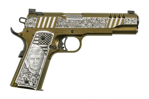 Picture of Auto-Ordnance - Thompson RALLY CRY 1911 45ACP NS 7+1 # 7+1 | BLACK ARMOR CERAKOTE1911TCAC12N