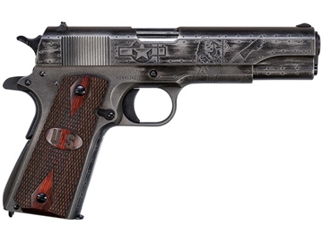 Picture of AUTO ORDNANCE ORDNANCE 1911A1 BLUED CUSTOM VICTORY GIRLS PACKED SOLD AS USED 1911BKOWC1USED 1911BKOWC1USED
