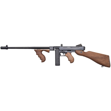 Picture of Thompson 1927A-1 .45 Cal 20+1 16.50" Blued Finned Barrel, Blued Receiver, Walnut Grain Polymer Fixed Stock & Grip T5P