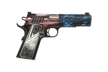 Picture of Auto Ordnance USA 250th Anniversary Founding Fathers 1911 Handgun .45 Auto 7rd Capacity 5" Barrel Engraved Grips 1911TCAC20