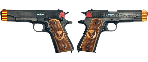 Picture of AUTO ORDNANCE RED TAILS 1911 WWII WINGED WARRIORS 45 PISTOL 1911BKOC18