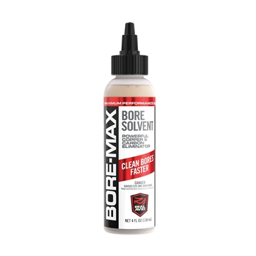 Picture of Real Avid Bore-Max Solvent Removes Carbon, Powder, Lead, Plastic Fouling 4 oz Bottle AVBMBS4L
