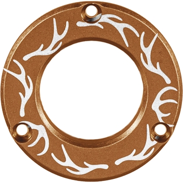 Picture of Axcel Axcel Driver Hubcap Coyote Tan w/Engraving Elk Antlers Pattern ADVR-HUB-CTEAN