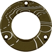 Picture of Axcel Axcel Driver Hubcap Tactical BH Green w/Engraving Topographical Map Pattern ADVR-HUB-TBMAP