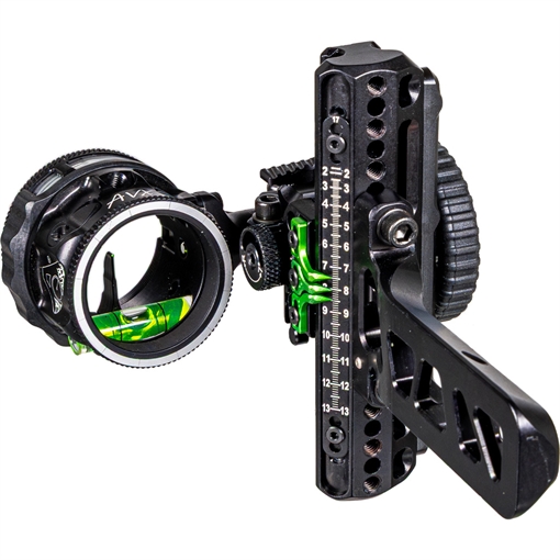 Picture of Axcel Axcel Driver Plus Slider Sight w/AVX-31 Scope Stealth BH Bridge-Lock .010 Green Fiber 1 Pin RH ADVP-B110-3GA