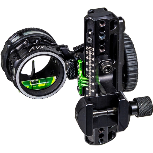 Picture of Axcel Axcel Driver Plus Slider Sight w/AVX-31 Scope Stealth BH Picatinny .010 Green 1 Pin RH ADVP-P110-3GA