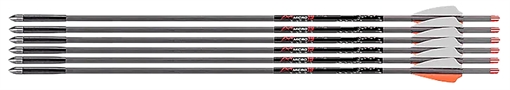Picture of Axe Crossbows Axe 440 Axe Bolts Gray/Orange/White 19" 6 Pack AX10003